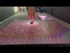 3D 비디오 플로어 타일 LED 디스플레이 스크린 스마트 인터랙티브 LED 댄스 플로어 스크린